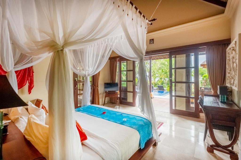 amertha villa bedroom view