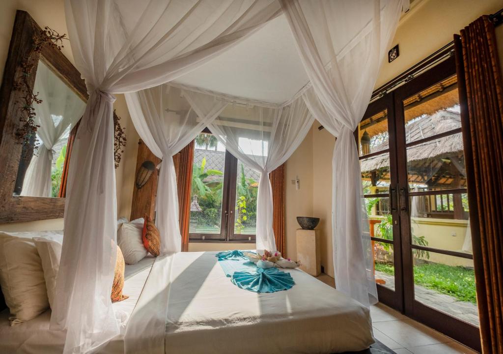 garden view bedroom amertha villa