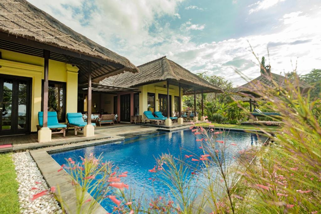pool area amertha villa