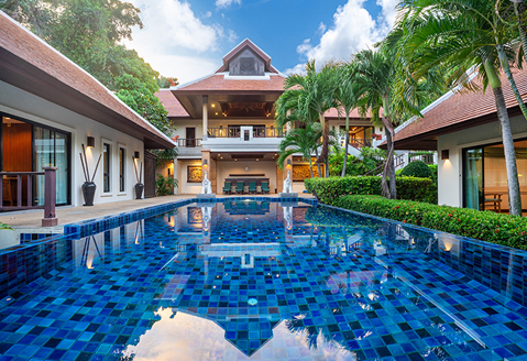 Exterior view with private pool villa