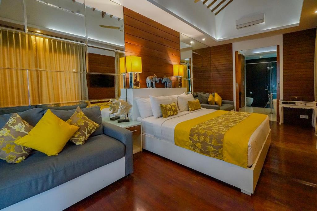 Bedroom with AC at Papillon Umalas Villas