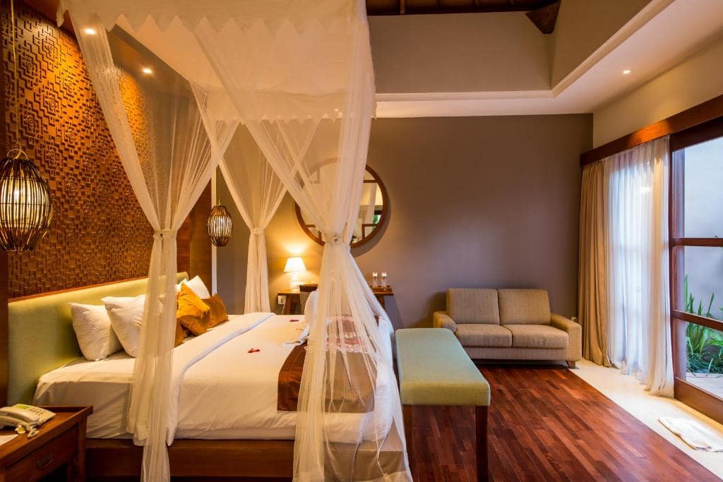 Bedroom with view at Aria Exclusive Villas