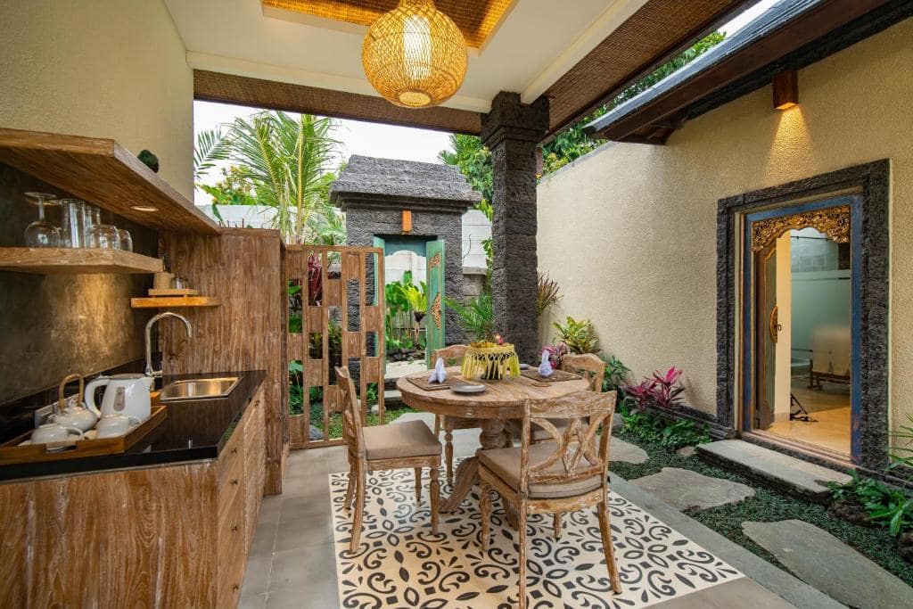 Dining hall at Bliss Ubud Luxury Villa