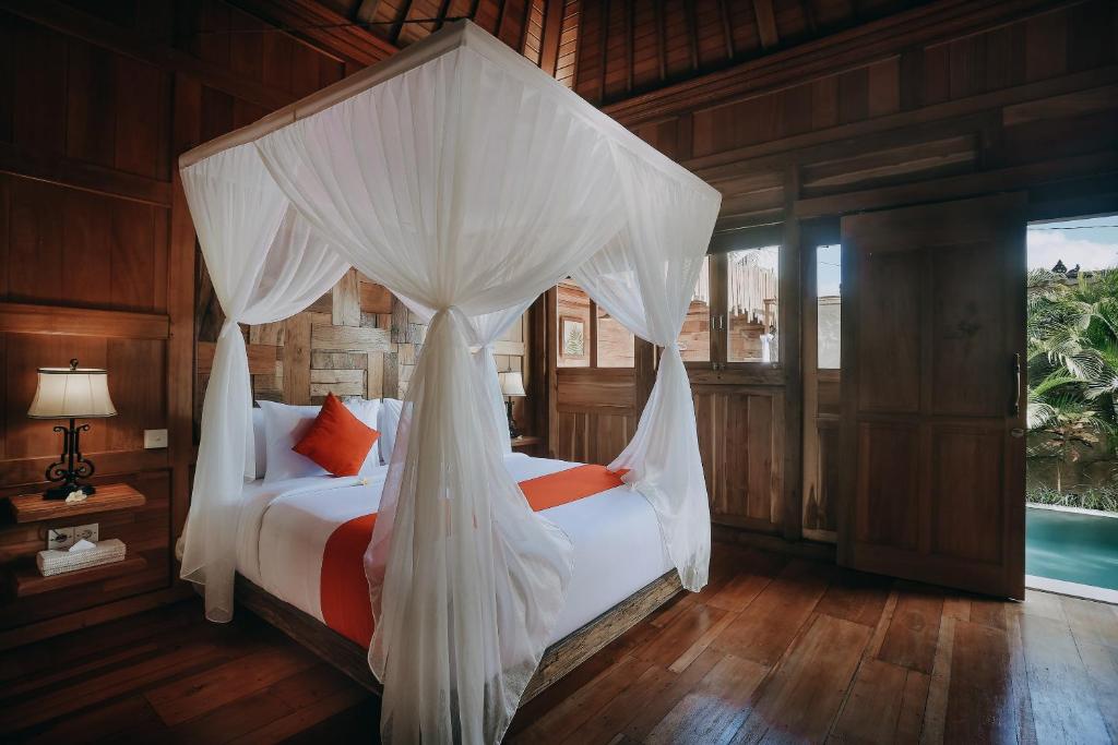 Bedroom at Candy Villa in Ubud