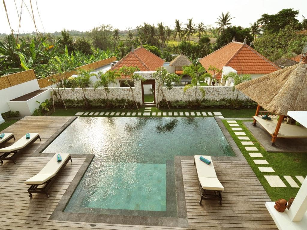Swi,mming pool at Casa Margarita Bali