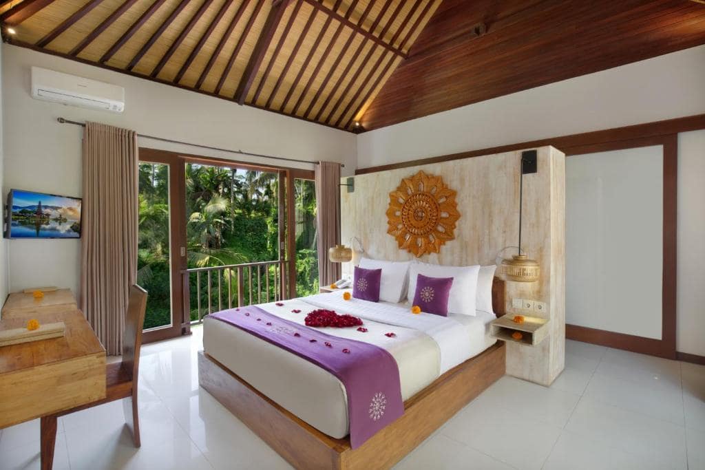 Bedroom at Dedary Kriyamaha Villas Ubud