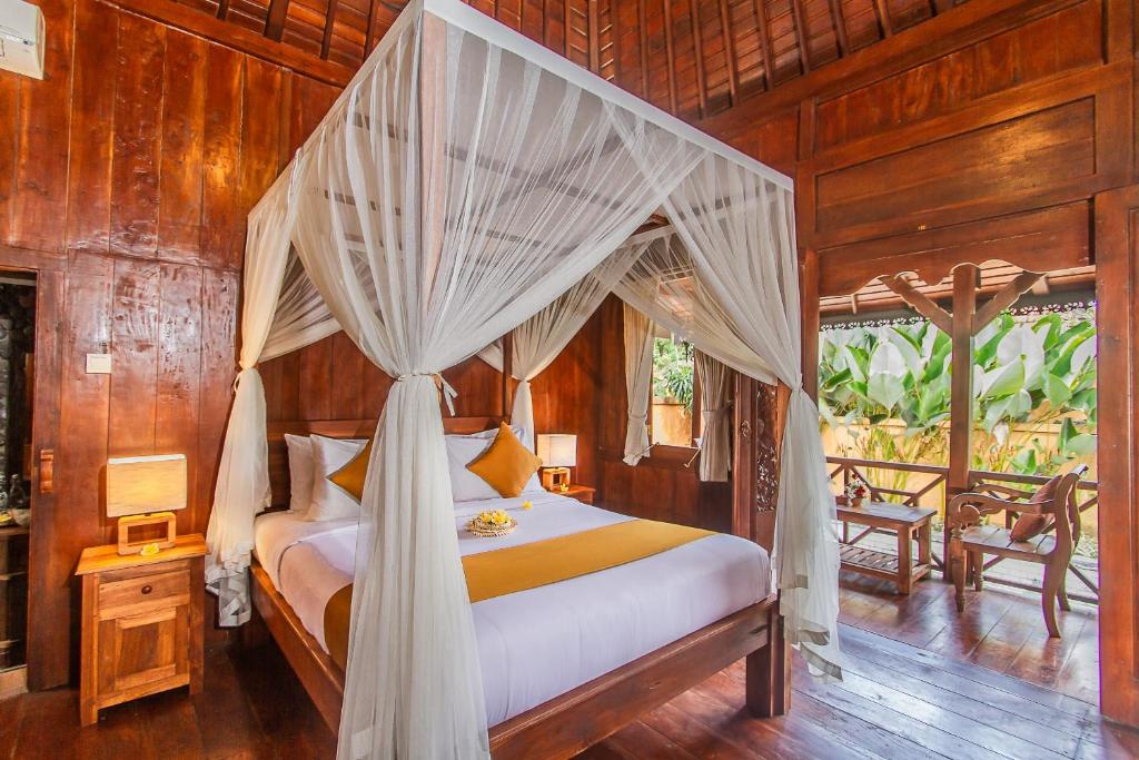 Bedroom at Green Zone Ubud Villas