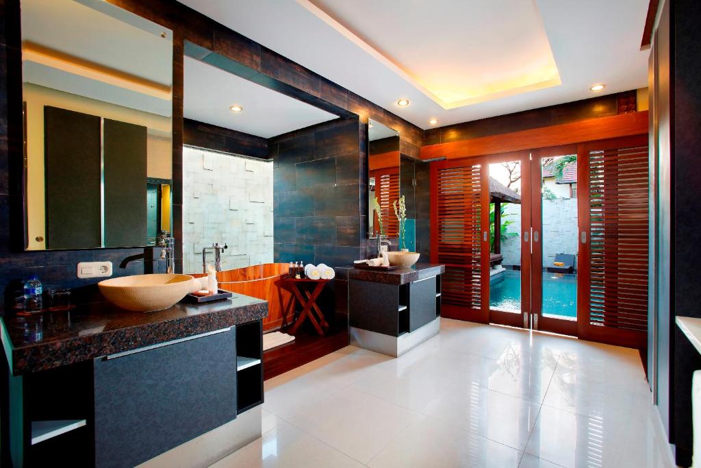 Wash room at Lalasa Villas Canggu