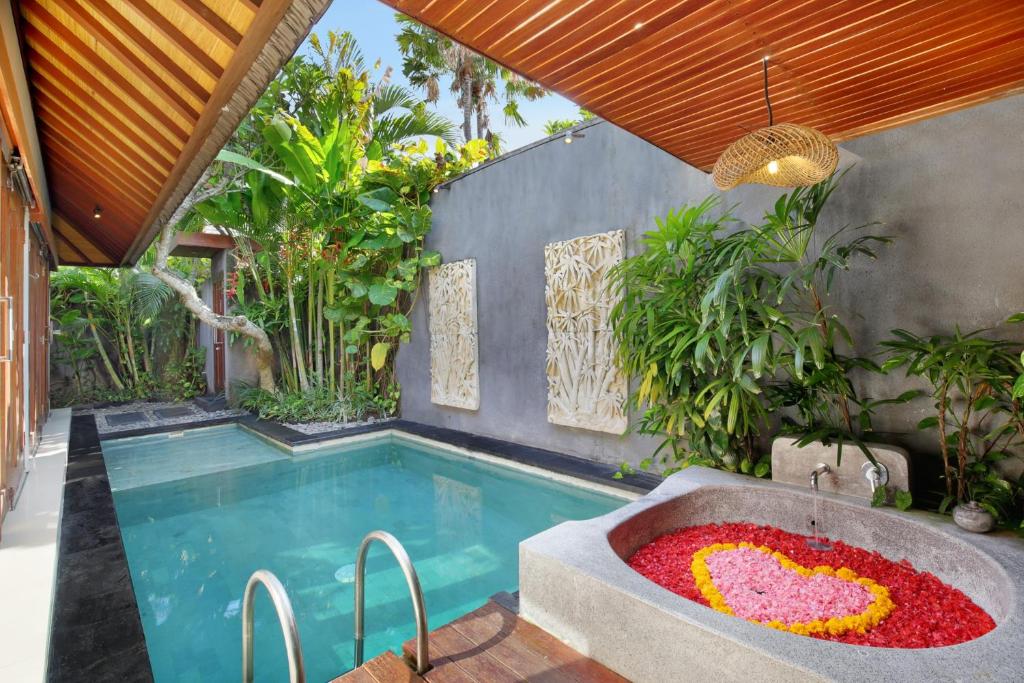 Swimming pool at Beautiful Bali Villas
