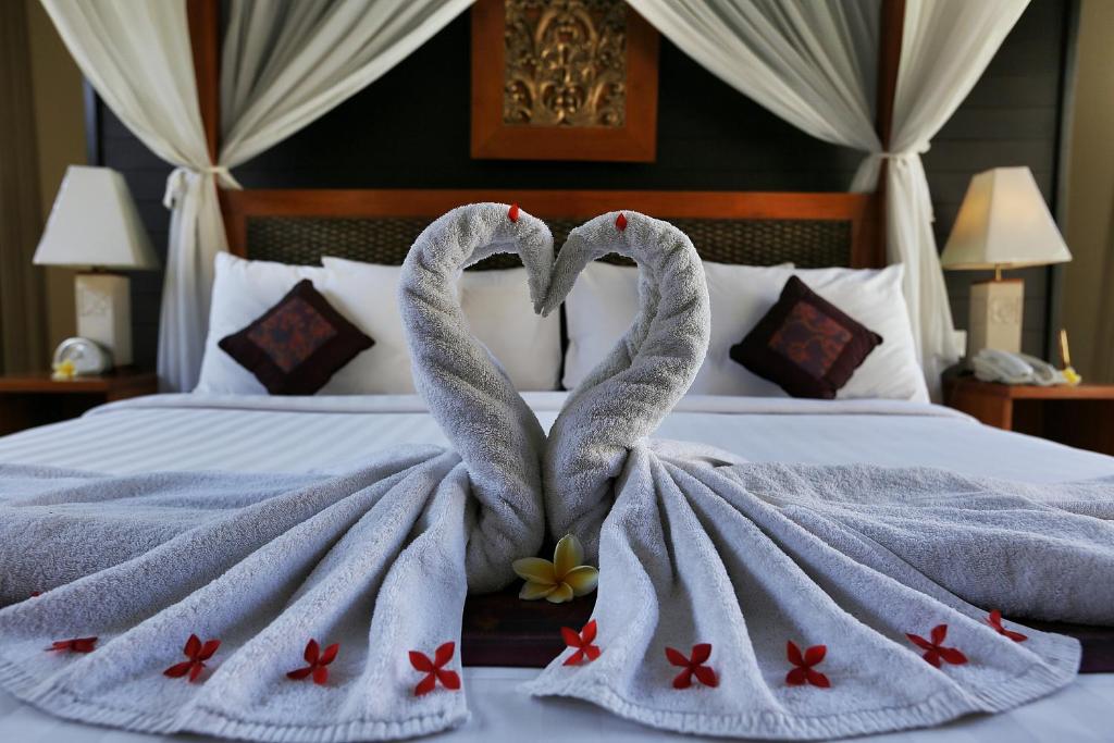 Bedroom at The Sanyas Suite Bali
