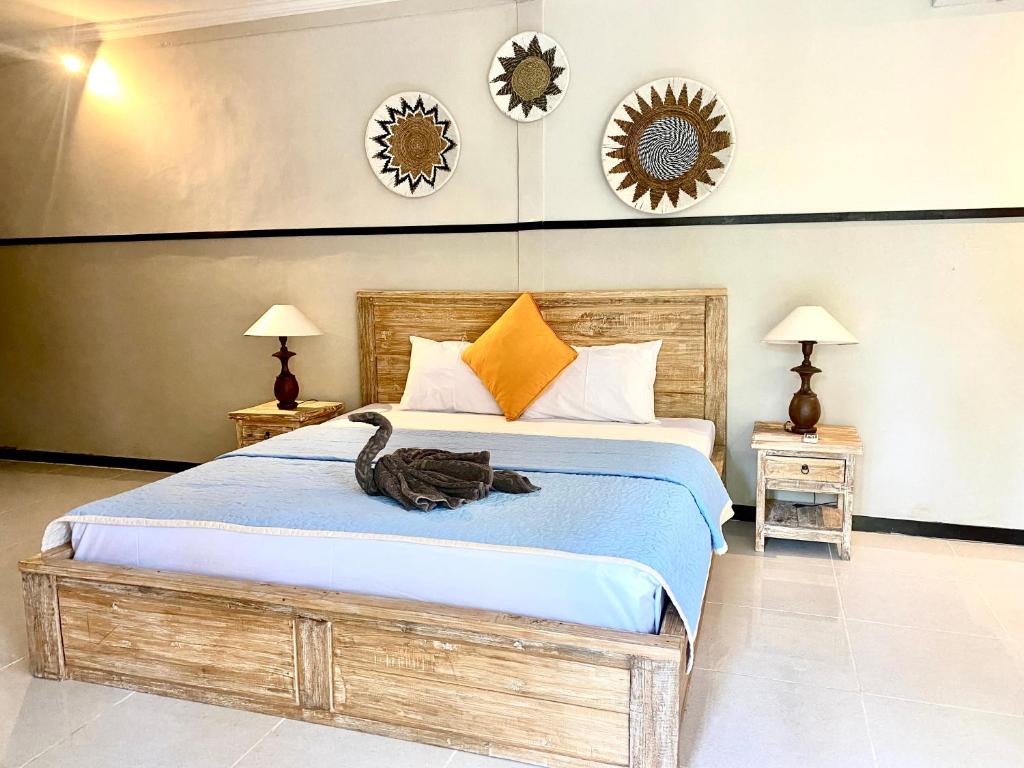 Long bed at Ubud River Campuhan Villa