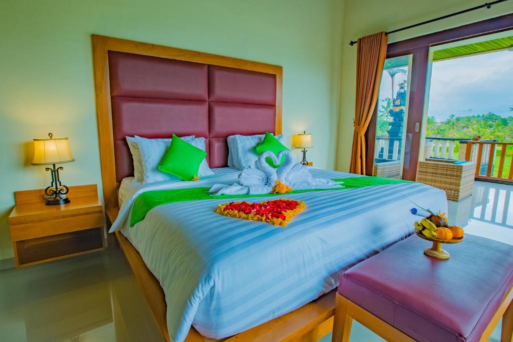 Bedroom with AC at Vamana Villa
