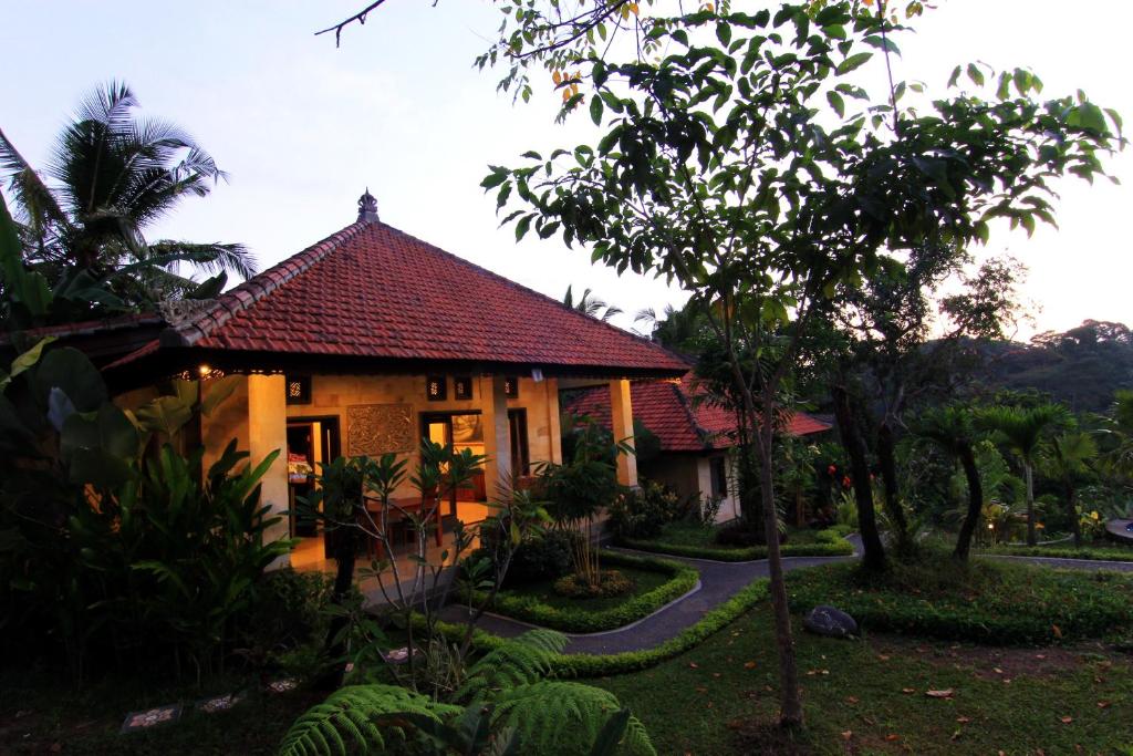 Garden view at Villa Capung Mas Ubud