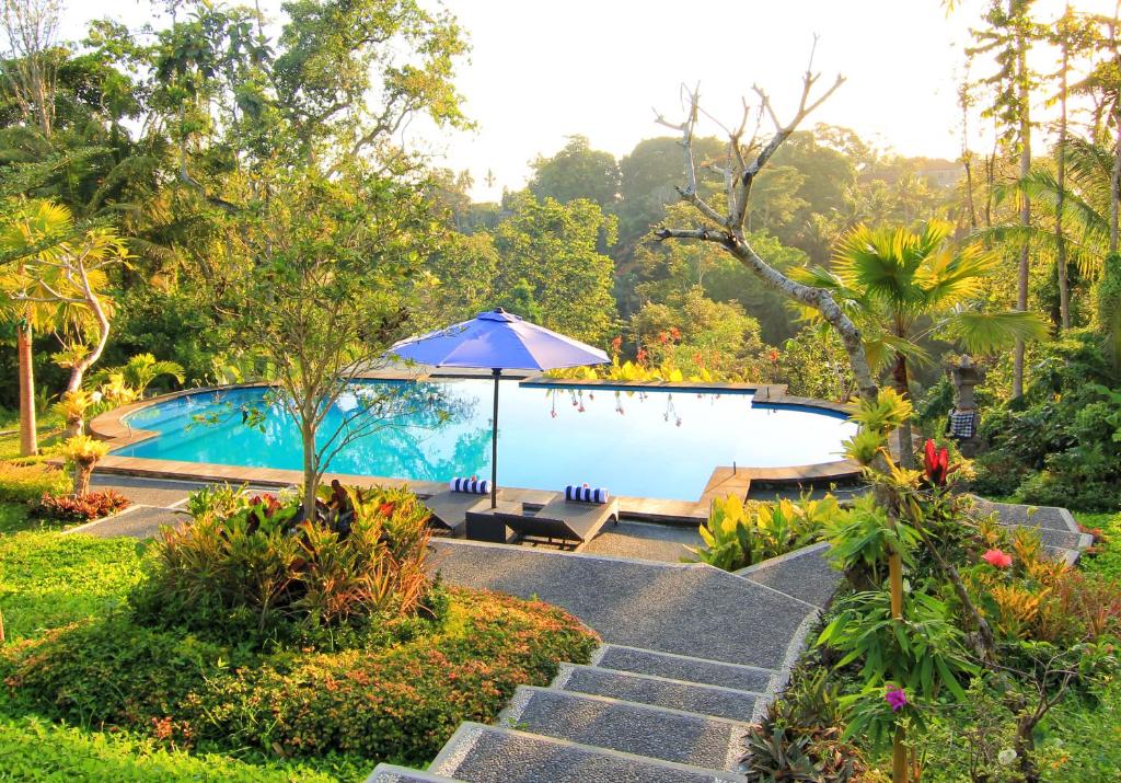 Garden view at Villa Capung Mas Ubud