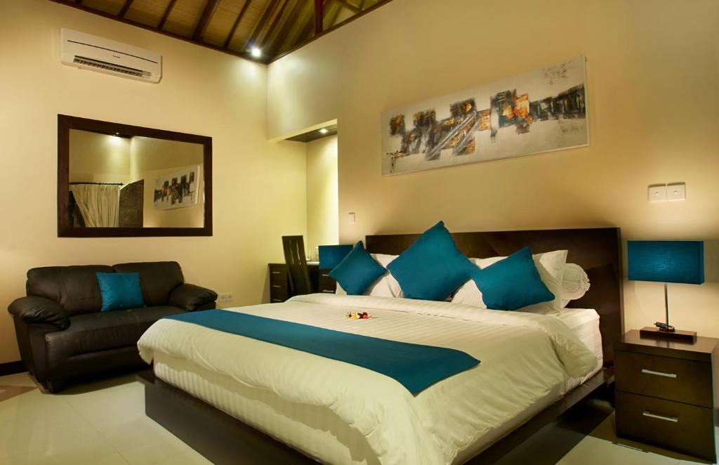 Bedroom with AC at My Villas In Bali