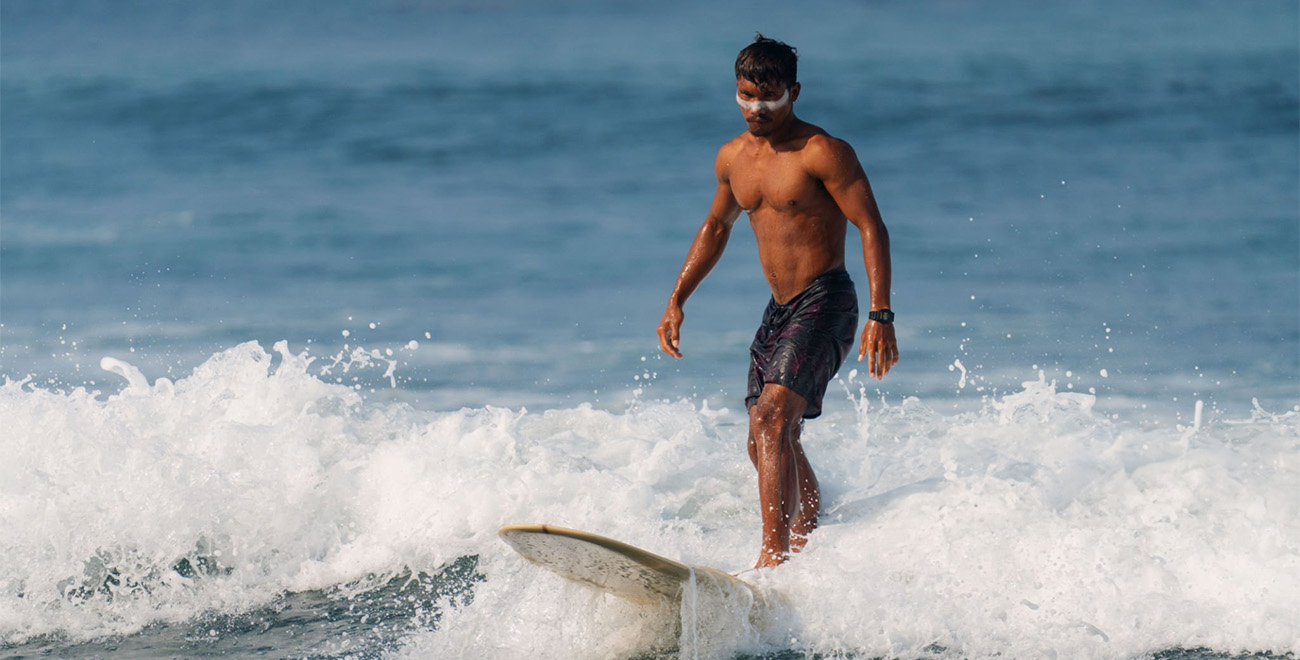 Surfing and Paddle boarding