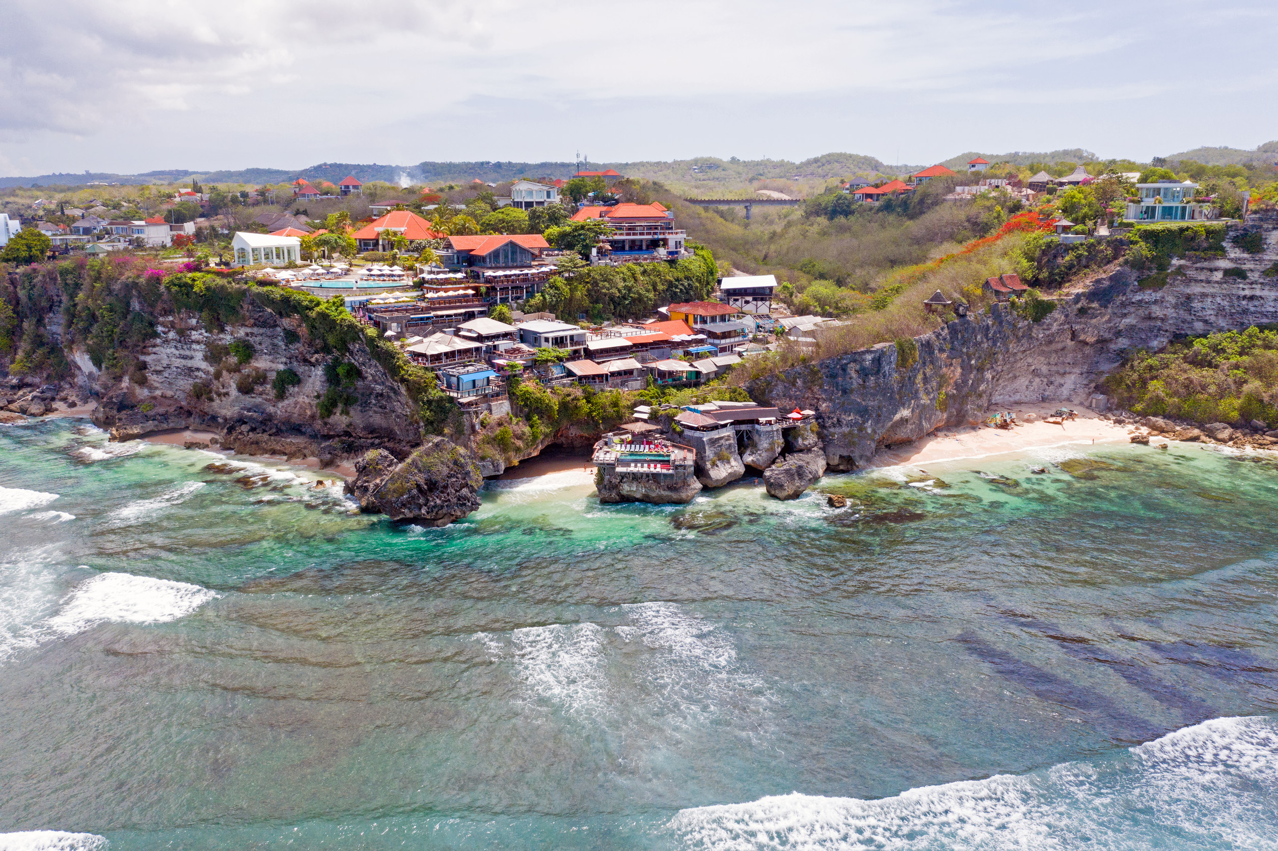 Top view beach