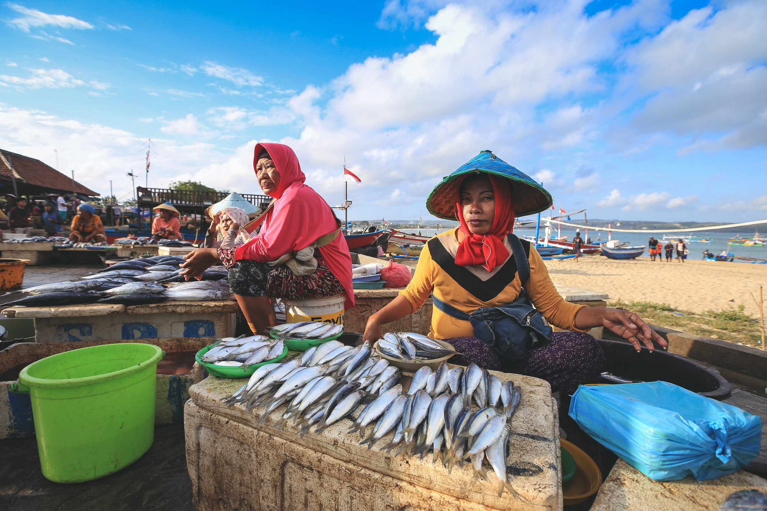 Fishing market near Jimbaran Beach