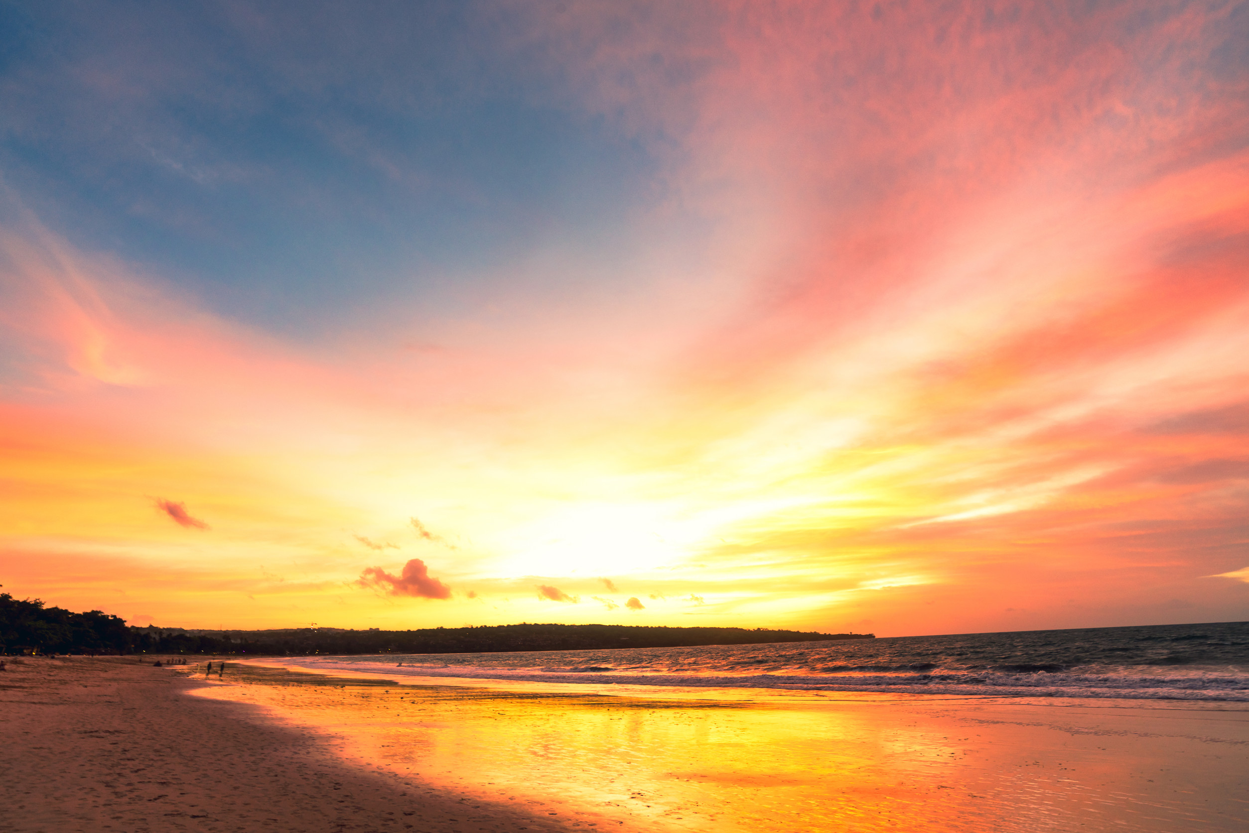 Sunset at Jimbaran Beach