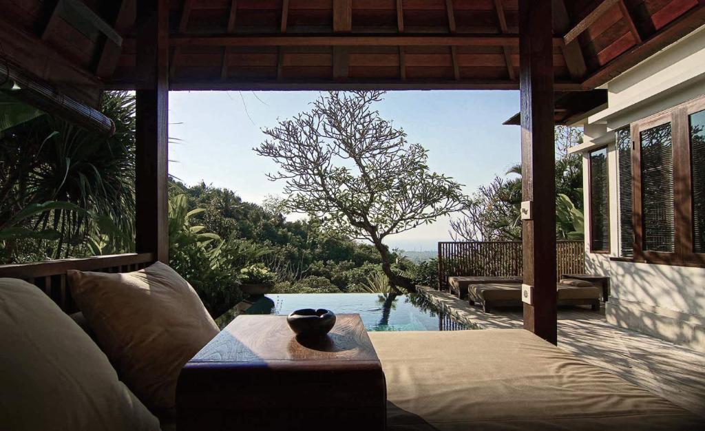 damai villa gazebo with view
