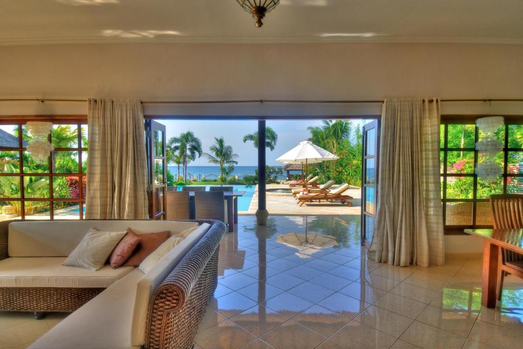 nirwana villa living room view