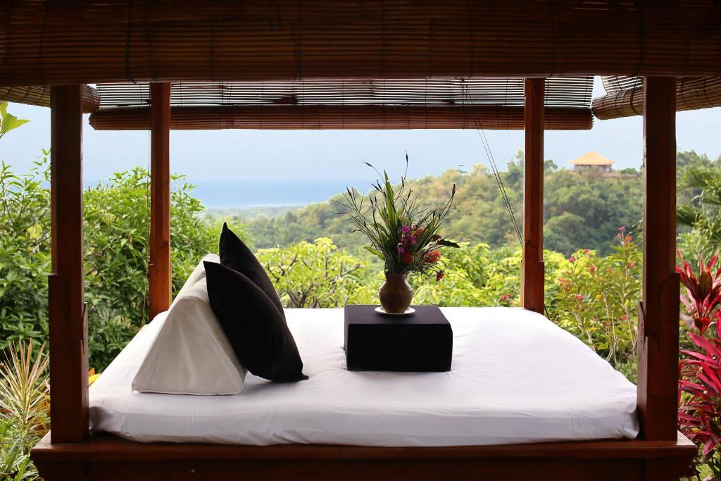 patria villa sea view gazebo