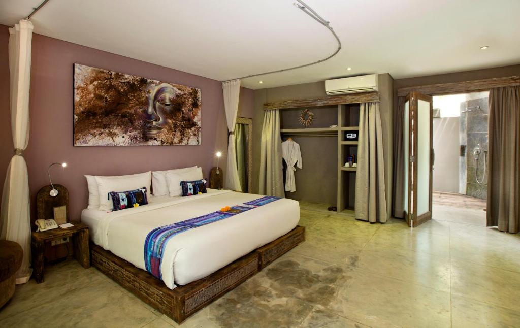 blue karma master bedroom