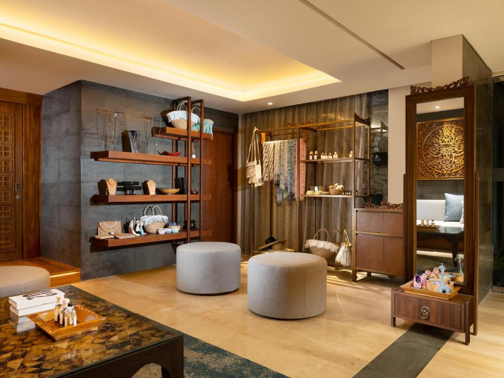 Luxury retail boutique with decorative items
