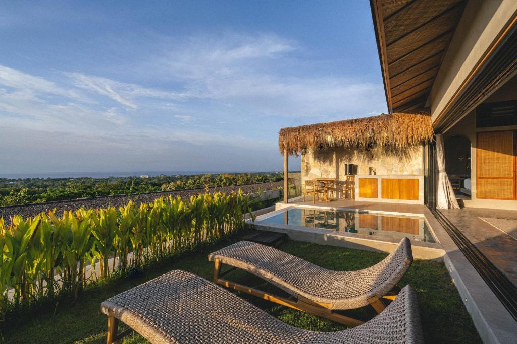 sivana villa garden pool view